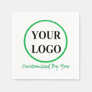 SERVIETTE EN PAPIER AJOUTER VOTRE LOGO ICI