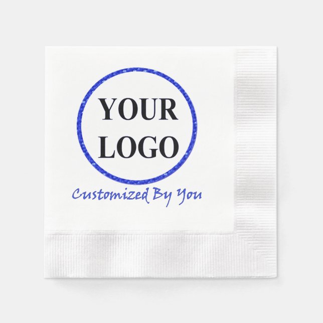 SERVIETTE EN PAPIER AJOUTER VOTRE LOGO ICI (Devant)