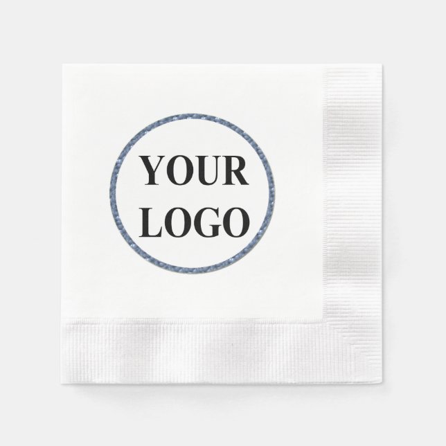 SERVIETTE EN PAPIER AJOUTER VOTRE LOGO ICI NAPKINS (Devant)