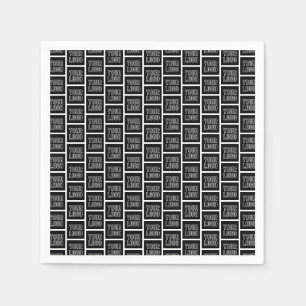 Serviette En Papier Ajoutez votre logo d'entreprise, photo ou design t