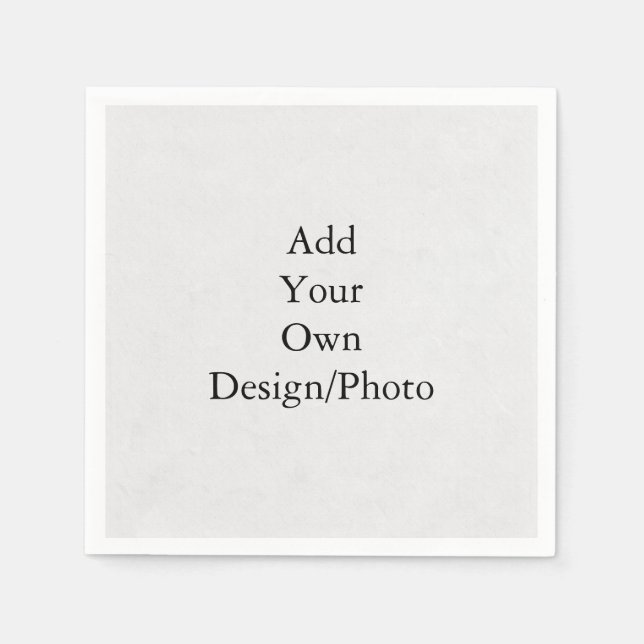 Serviette En Papier Ajoutez votre propre modèle/papier photo Napkin (Devant)