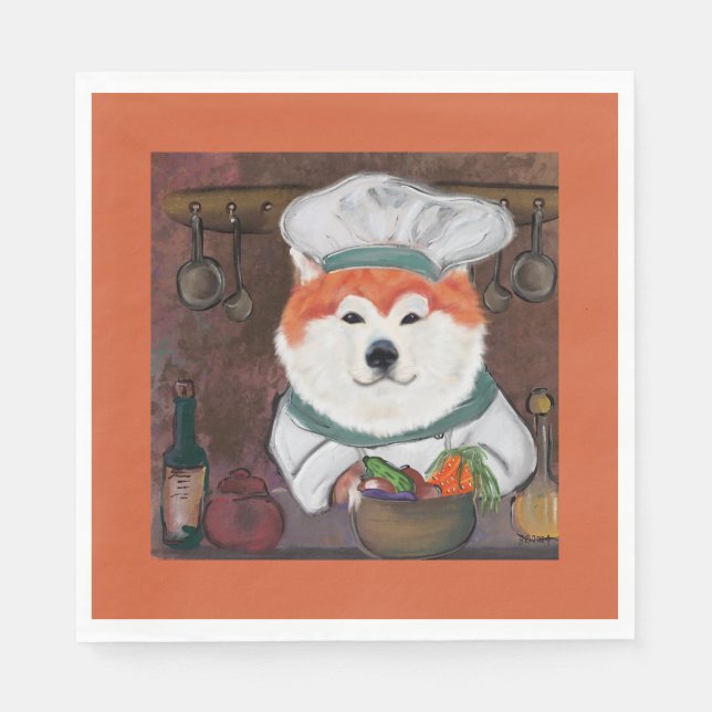 Serviette En Papier Akita     (Devant)