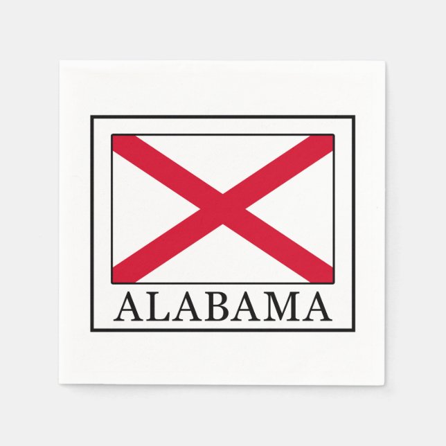 Serviette En Papier Alabama (Devant)