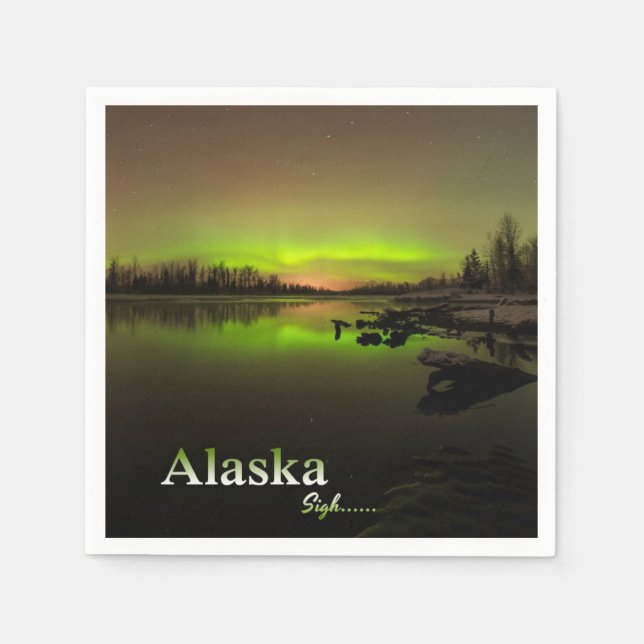 Serviette En Papier Alaska Sigh.... (Devant)