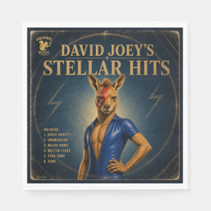 Serviette En Papier Album David Joey : une parodie