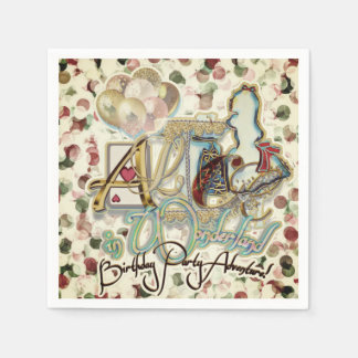 Serviette En Papier Alice au pays des merveilles