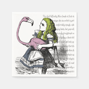 Serviette En Papier Alice au pays des merveilles