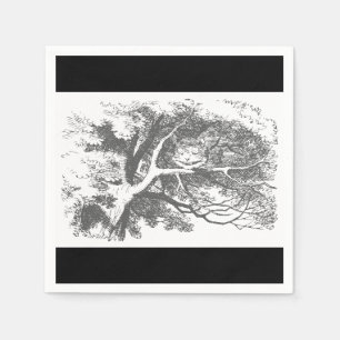 Serviette En Papier Alice au pays des merveilles Cheshire Papier Chat 