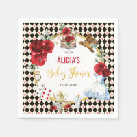 Alice magique au pays des merveilles Baby shower T