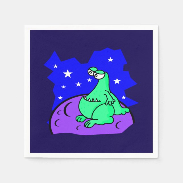 Serviette En Papier Alien (Devant)