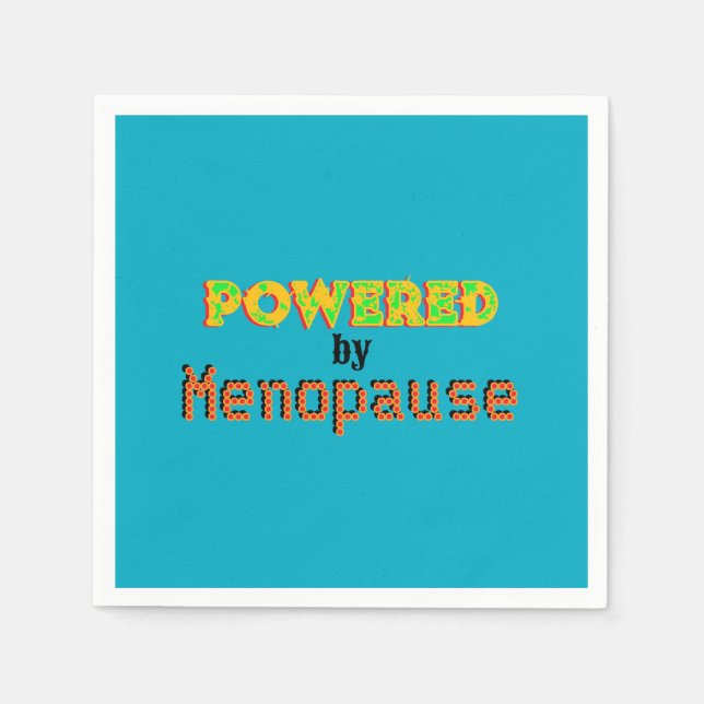 Serviette En Papier Alimenté par Ménopause 3 (Devant)
