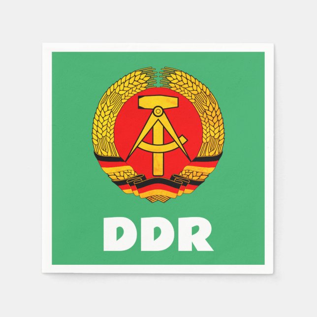 Serviette En Papier Allemagne de l'Est (DDR, RDA) (Devant)