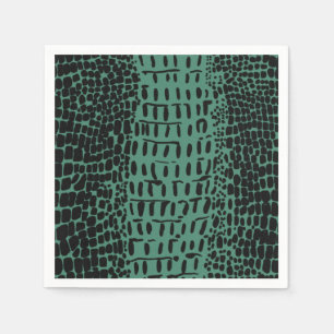 Serviette En Papier Alligator Imprimer Papier Cocktail Napkins
