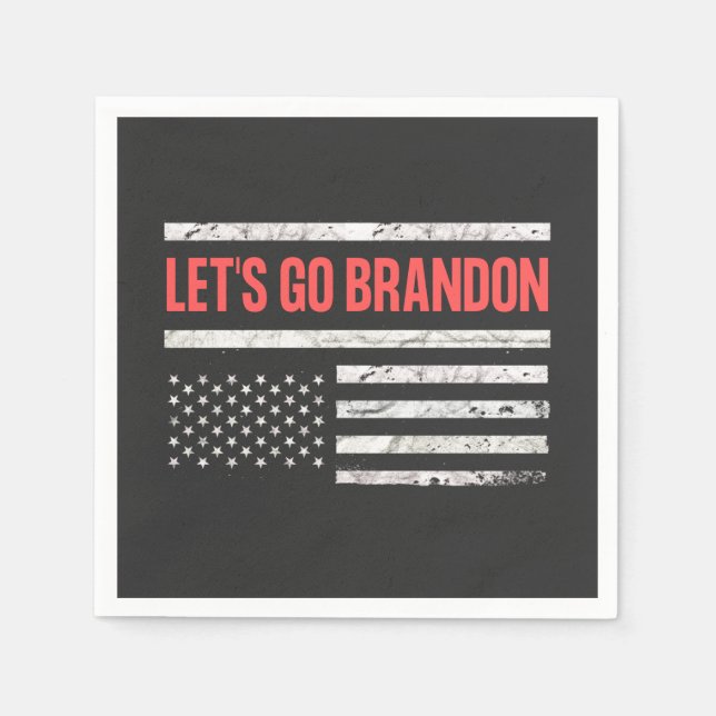 Serviette En Papier Allons Brandon (Devant)