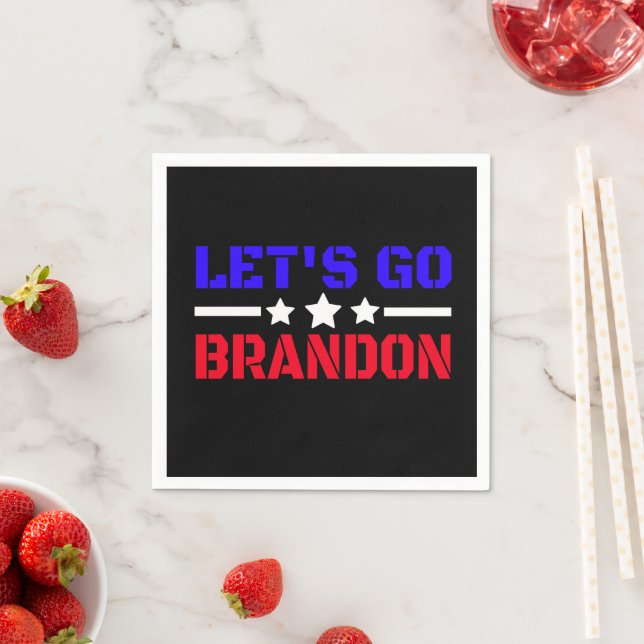 Serviette En Papier Allons-y Brandon (En situation)