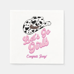 Serviette En Papier Allons-y les filles Nashville Rose Enterrement de 