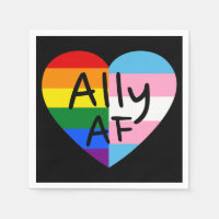 Ally AF III - Drapeau LGBTQ Fier Gay Trans Queer