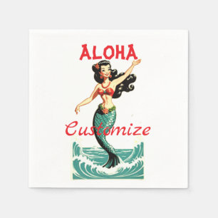 Serviette En Papier Aloha Mermaid Thunder_Thunder_Cove