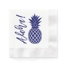 Aloha Pineapple Beach Party Luau | blanc marine