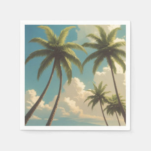 Serviette En Papier Aloha Voyage Hawaïen De Style vintage De Hawaii