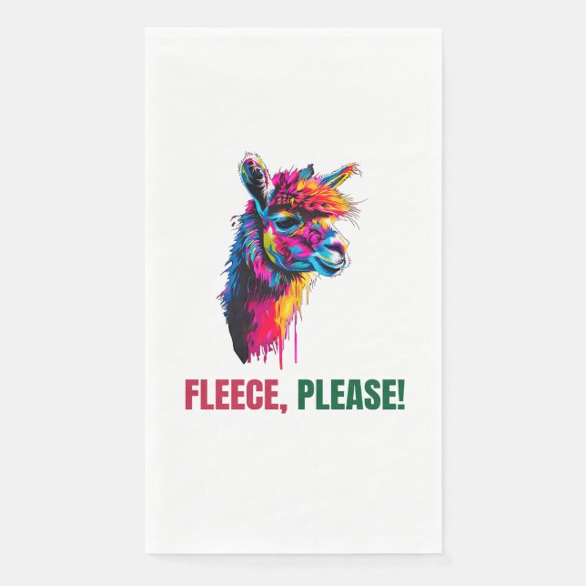 Serviette En Papier Alpaca (Devant)