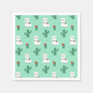 Serviette En Papier Alpaca/Llama