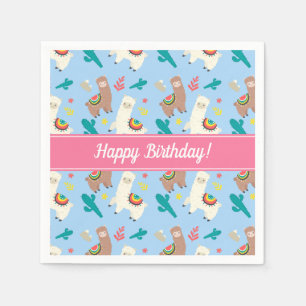 Serviette En Papier Alpaca/Llama