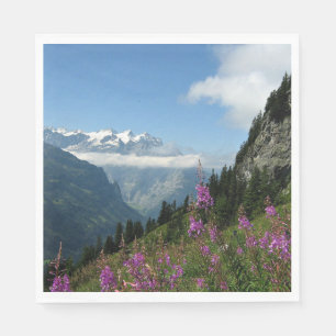 Serviette En Papier Alpes, Suisse