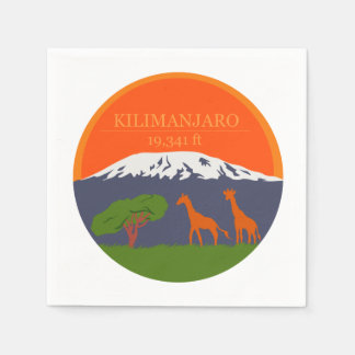 Serviette En Papier Altitude du Kilimandjaro