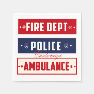 Serviette En Papier Ambulance de pompiers Thunder_Cove