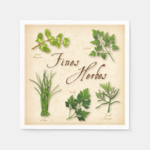 Serviette En Papier Amende Herbes Papier Naples