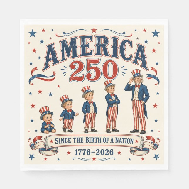 Serviette En Papier America 250  (Devant)