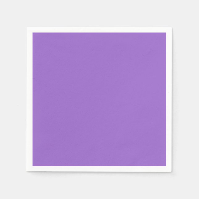 Serviette En Papier Améthyste (couleur solide) (Devant)