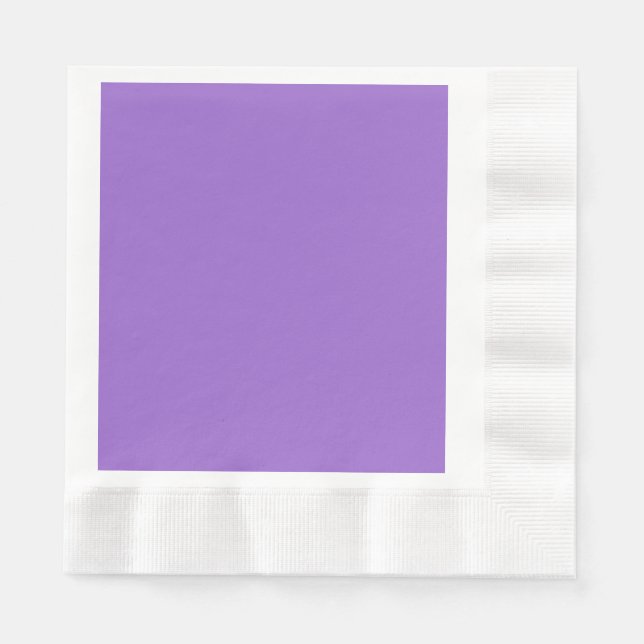 Serviette En Papier Améthyste (couleur unie)  (Devant)
