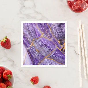 Serviette En Papier Améthyste pourpre