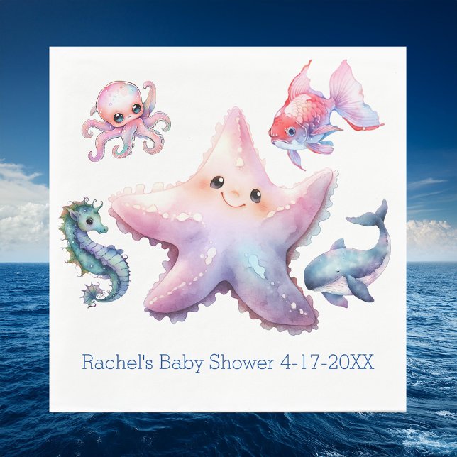 Serviette En Papier Amis aquatiques (Créateur téléchargé)