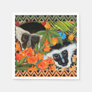 Serviette En Papier Amis de Colobus