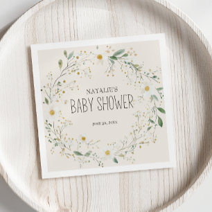 Serviette En Papier Amis des prairies des animaux de ferme Baby Shower