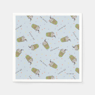 Serviette En Papier AMIS™ Polka Dot Central Perk Motif