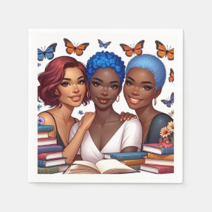 Serviette En Papier Amitié et mots