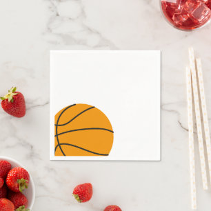 Serviette En Papier amour basket-ball, amoureux du basket-ball