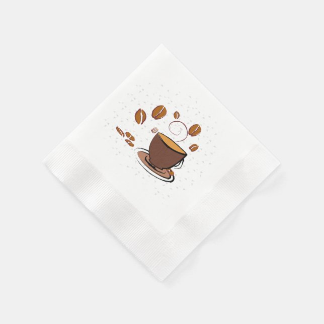 Serviette En Papier Amour de café (Coin)