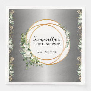 Serviette En Papier Amour radiant : Mariage inoubliable