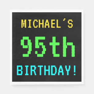 Serviette En Papier Amusant Vintage/Retro jeu vidéo Look 95e anniversa