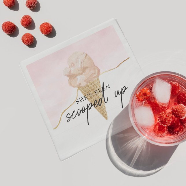 Serviette En Papier Amusante aquarelle Fête des mariées de glace (Créateur téléchargé)