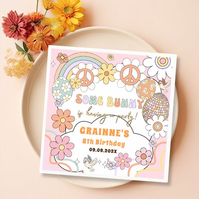 Serviette En Papier Amusante fête d'anniversaire de Pâques Super (Créateur téléchargé)