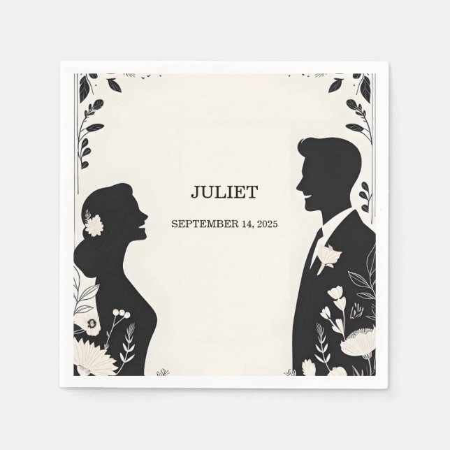 Serviette En Papier Amusement Drôle Unique Humour Mème Drôle Réception (Devant)