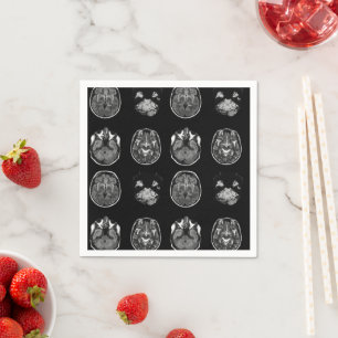 Serviette En Papier Analyse IRM du cerveau