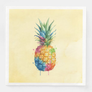 Serviette En Papier Ananas