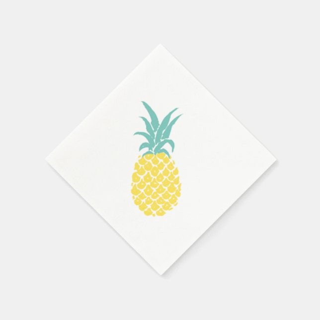 Serviette En Papier Ananas (Coin)